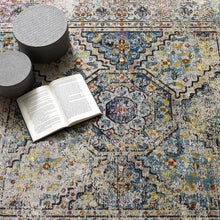 Load image into Gallery viewer, Success Jacinda Distressed Vintage Floral Vintage Medallion 8x10 Area Rug by Modway