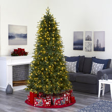 Load image into Gallery viewer, 7.5' Vancouver Fir 'Natural Look' Artificial Christmas Tree w/ 600 Clear LED