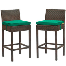 Load image into Gallery viewer, Conduit Bar Stool Outdoor Patio Wicker Rattan Set