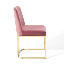 Load image into Gallery viewer, Amplify Sled Base Performance Velvet Dining Side Chair by Modway