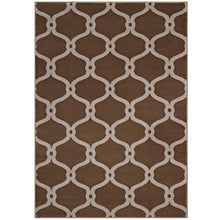 Load image into Gallery viewer, Beltara Chain Link Transitional Trellis 5x8 Area Rug by Modway