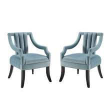 Load image into Gallery viewer, Harken Performance Velvet Accent Chair Set of 2 by Modway