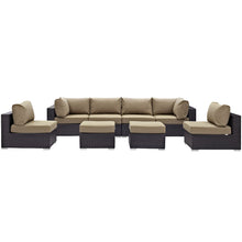 Load image into Gallery viewer, Convene 8 Piece Outdoor Patio Sectional Set by Modway