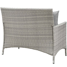 Load image into Gallery viewer, Bridge 4 Piece Outdoor Patio Patio Conversation Set with Pillow Set by Modway