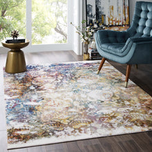 Load image into Gallery viewer, Success Jayla Transitional Distressed Vintage Floral Moroccan Trellis 4x6 Area Rug by Modway
