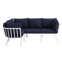 Load image into Gallery viewer, Riverside 4 Piece Outdoor Patio Aluminum Sectional by Modway