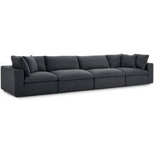 Load image into Gallery viewer, Commix 4 Piece Down Filled Overstuffed Sectional Sofa Set by Modway