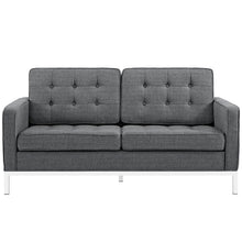 Load image into Gallery viewer, Loft Upholstered Fabric Loveseat by Modway