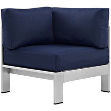 Load image into Gallery viewer, Shore Outdoor Patio Aluminum Corner Sofa by Modway