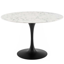Load image into Gallery viewer, Lippa 48" Round Faux Marble Dining Table by Modway