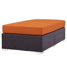Load image into Gallery viewer, Convene Outdoor Patio Fabric Rectangle Ottoman by Modway