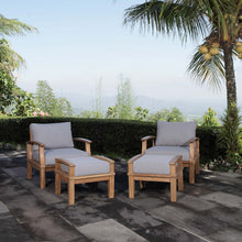 Load image into Gallery viewer, Marina 4 Piece Outdoor Patio Teak Set by Modway