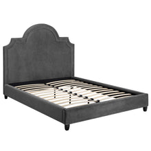 Load image into Gallery viewer, Primrose Performance Velvet Queen Platform Bed by Modway