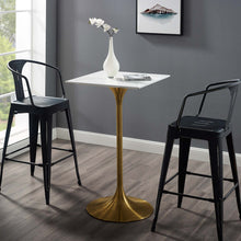 Load image into Gallery viewer, Lippa 28" Square Wood Bar Table by Modway