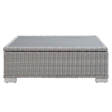 Load image into Gallery viewer, Conway 45" Outdoor Patio Wicker Rattan Coffee Table by Modway