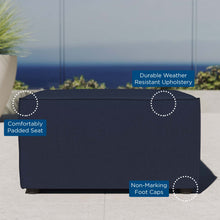Load image into Gallery viewer, Saybrook Outdoor Patio Upholstered Sectional Sofa Ottoman by Modway