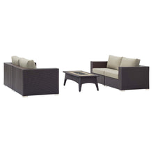 Load image into Gallery viewer, Convene 5 Piece Set Outdoor Patio with Fire Pit by Modway