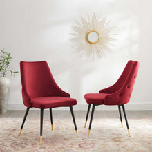 Load image into Gallery viewer, Adorn Performance Velvet Dining Side Chair Set of 2 by Modway
