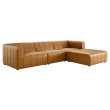 Load image into Gallery viewer, Bartlett 4-Piece Vegan Leather Sectional Sofa by Modway