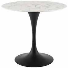 Load image into Gallery viewer, Lippa 36" Round Faux Marble Dining Table by Modway