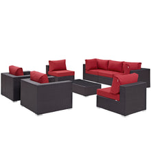 Load image into Gallery viewer, Convene 8 Piece Outdoor Patio Sectional Set by Modway