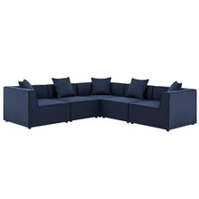 Load image into Gallery viewer, Saybrook 5-Piece Outdoor Patio Upholstered Sectional Sofa by Modway