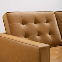 Load image into Gallery viewer, Loft Tufted Vegan Leather Loveseat by Modway