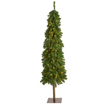 Load image into Gallery viewer, 5' Alpine Artificial Christmas Tree with 150 Lights and 405 Bendable Branches