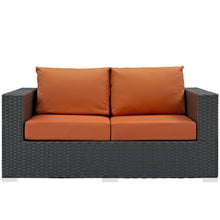 Load image into Gallery viewer, Sojourn Outdoor Patio Sunbrella¨ Loveseat by Modway