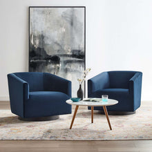 Load image into Gallery viewer, Twist Performance Velvet Swivel Chair Set of 2 by Modway
