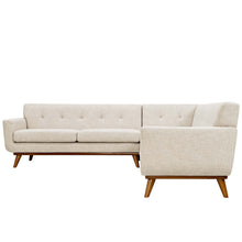 Load image into Gallery viewer, Engage L-Shaped Upholstered Fabric Sectional Sofa by Modway
