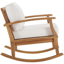 Load image into Gallery viewer, Marina Outdoor Patio Teak Rocking Chair by Modway