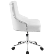 Load image into Gallery viewer, Regent Tufted Button Swivel Faux Leather Office Chair by Modway