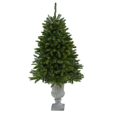 Load image into Gallery viewer, 4.5' Sierra Spruce 'Natural Look' Artificial Christmas Tree w/ 150 Clear LED