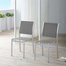 Load image into Gallery viewer, Shore Outdoor Patio Aluminum Side Chair Set of 2 by Modway