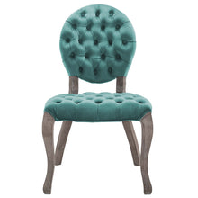 Load image into Gallery viewer, Exhibit French Vintage Dining Performance Velvet Side Chair by Modway
