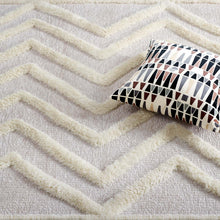 Load image into Gallery viewer, Whimsical Pathway Abstract Chevron Shag 5x8 Area Rug by Modway