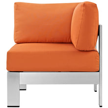 Load image into Gallery viewer, Shore Outdoor Patio Aluminum Corner Sofa by Modway