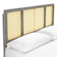 Load image into Gallery viewer, Kelsea Cane and Wood Full Platform Bed With Angular Legs by Modway