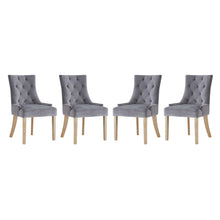 Load image into Gallery viewer, Pose Performance Velvet Dining Chair Set of 4 by Modway