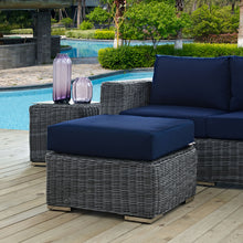 Load image into Gallery viewer, Summon Outdoor Patio Sunbrella¨ Ottoman by Modway