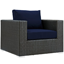 Load image into Gallery viewer, Sojourn 5 Piece Outdoor Patio Sunbrella¨ Sectional Set by Modway