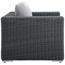 Load image into Gallery viewer, Summon Outdoor Patio Fabric Sunbrella¨ Armchair by Modway