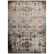Load image into Gallery viewer, Success Kaede Distressed Vintage Floral Moroccan Trellis 5x8 Area Rug by Modway