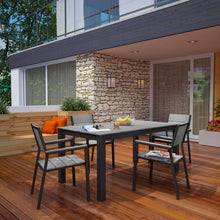 Load image into Gallery viewer, Maine 5 Piece Outdoor Patio Dining Set by Modway