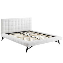 Load image into Gallery viewer, Julia Biscuit Tufted Performance Velvet Queen Platform Bed by Modway