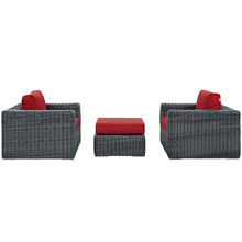 Load image into Gallery viewer, Summon 3 Piece Outdoor Patio Sunbrella¨ Sectional Set by Modway