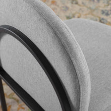 Load image into Gallery viewer, Isla Channel Tufted Upholstered Fabric Dining Side Chair by Modway