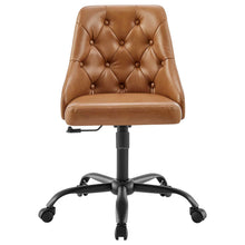 Load image into Gallery viewer, Distinct Tufted Swivel Vegan Leather Office Chair by Modway