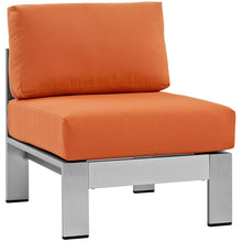 Load image into Gallery viewer, Shore 6 Piece Outdoor Patio Aluminum Sectional Sofa Set by Modway